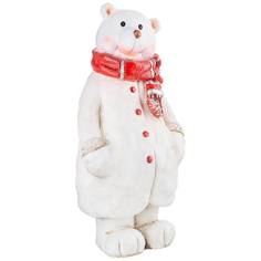 Фигурка декоративная Lefard Медведь в шарфе высота 49см полистоун 169-225_