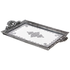 Набор из 2 штук Поднос декоративный Рококо 42.4х23.6х3.7см полистоун 504-318_ Lefard
