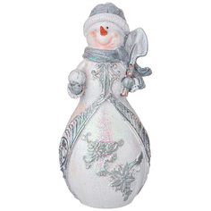 Набор из 6 штук Фигурка Lefard Снеговик с шаром и лопатой 21х9см полистоун 169-621_