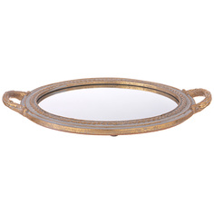 Набор из 6 штук Поднос декоративный 36х3х25.5см полистоун стекло 251-585_ Lefard