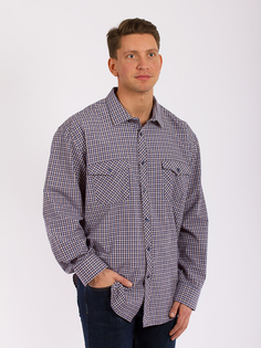 Рубашка мужская PALMARY LEADING GD57000762 синяя 8XL