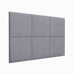 Мягкие обои Alcantara Gray 50х50 см 1 шт. Tartilla