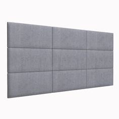 Мягкие обои Alcantara Gray 30х60 см 4 шт. Tartilla