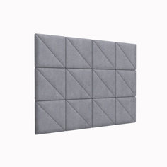 Мягкие обои Alcantara Gray 30х30TPL см 2 шт. Tartilla