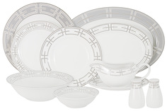 Обеденный сервиз Anna Lafarg Madison, 6 персон 27 предметов фарфор AL-1002_27-E11_
