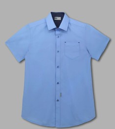 Рубашка детская Deloras C71051S-22, голубой, 134