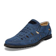 Туфли мужские INSTREET 187-31MV-714GS синие 41 RU