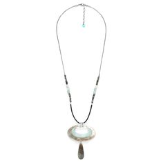 Колье из бижутерного сплава с амазонитом 73,5 см Nature Bijoux NB23.1-15-42662