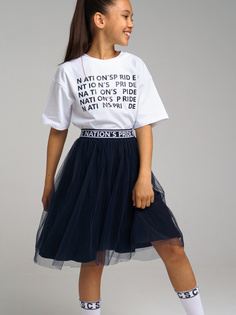 Юбка детская PlayToday 22227052 цв. тёмно-синий р. 134