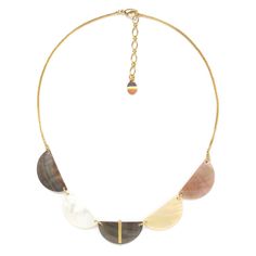 Колье из бижутерного сплава с перламутром 47 см Nature Bijoux NB23.1-15-42702