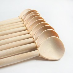 Заготовки для декорирования "Ложки малые", 10 шт., размер: 14,5 ? 3,5 см Деревянные Игрушки