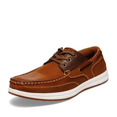 Топсайдеры мужские quattrocomforto 110-31MV-752NT коричневые 44 RU