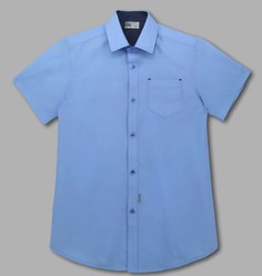 Рубашка детская Deloras C71051S-22, голубой, 140