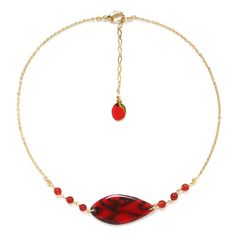 Колье из бижутерного сплава с агатом 42 см Nature Bijoux NB23.1-15-42652