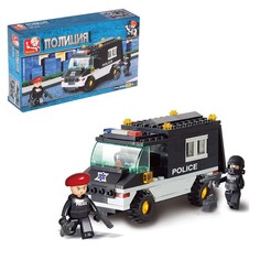 Конструктор Военная полиция «Фургон», 127 деталей Sluban