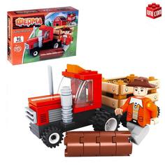 Конструктор Ферма «Лесозаготовочный грузовик», 93 детали, Unicon