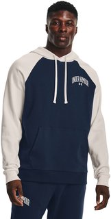 Худи мужское Under Armour UA Rival WM Colorblock HD синее XS