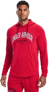Худи мужское Under Armour Rival Try Athlc Dept Hd красное 48-50