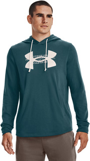 Худи мужское Under Armour UA Rival Terry Logo Hoodie синее XS