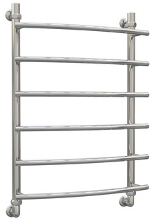 Полотенцесушитель водяной Aquanerzh модерн дуга 700х600, лесенка, серебристый