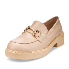 Лоферы женские INSTREET 26-31WA-800SS бежевые 39 RU