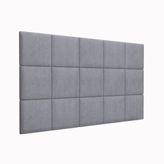 Мягкие обои Alcantara Gray 30х30 см 4 шт. Tartilla