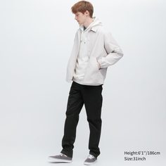 Брюки мужские UNIQLO 455483COL09 черные 31/34 (доставка из-за рубежа)