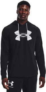 Худи мужское Under Armour UA Rival Terry Logo Hoodie черное XS