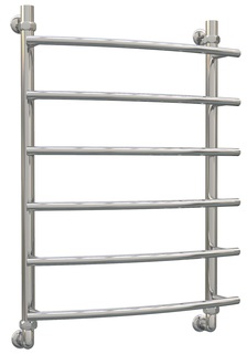 Полотенцесушитель водяной Aquanerzh модерн дуга 800х500, лесенка, серебристый