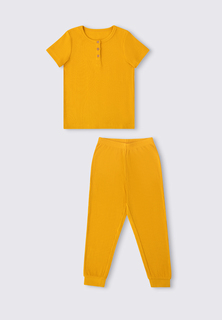 Пижама детская Oldos OCSS23UW1KC16, цвет охра, размер 98