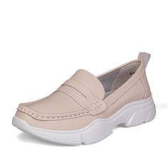 Мокасины женские quattrocomforto 12-31WA-733V бежевые 40 RU