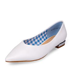 Балетки женские INSTREET 86-31WA-712ST белые 39 RU