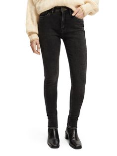 Джинсы женские Scotch & Soda 167037/4959 черные 28/32