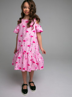 Платье детское PlayToday 12321468, цвет светло-розовый, размер 158