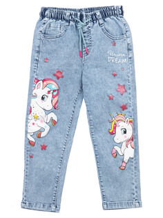 Джинсы детские PlayToday 12322207, цвет голубой, размер 116