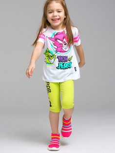 Леггинсы детские PlayToday 12322011, цвет светло-зеленый, размер 110