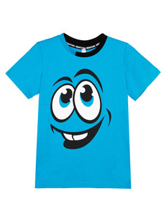 Футболка детская PlayToday 12312154, цвет голубой, размер 104