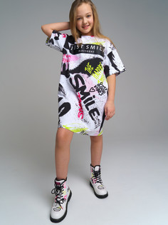 Платье детское PlayToday 12321343, цвет разноцветный, размер 152