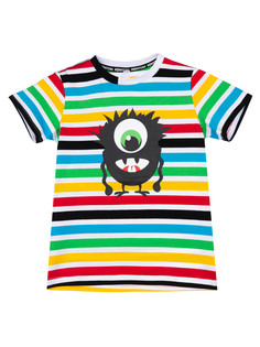 Футболка детская PlayToday 12312158, цвет разноцветный, размер 98