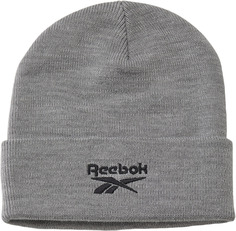 Шапка бини унисекс Reebok TE LOGO BEANIE серая, р. 58-60