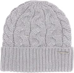 Шапка бини женская Michael Kors 537999 серая, One Size