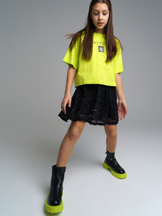 Юбка детская PlayToday 12321147, цвет черный, размер 146