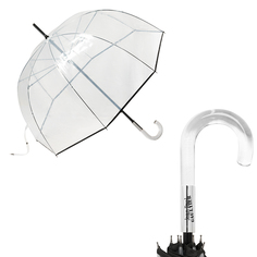 Зонт-трость женский механический Jean Paul Gaultier 878-LM transparent col2