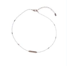 Колье из бижутерного сплава с перламутром 44 см Moon Paris Mo-22.10-098