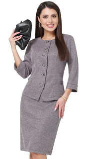 Костюм женский DSTrend В стиле Шанель розовый 52 RU