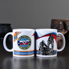 Кружка "МЧС РОССИИ. Предотвращение, спасение, помощь", c нанесением No Brand