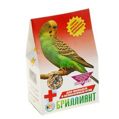 Корм Бриллиант для молодых и ослабленных попугаев, 400 г