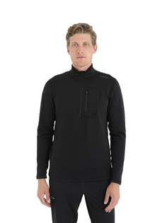 Толстовка мужская Viking Admont Half Zip Ml Man черная M