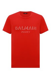 Хлопковая футболка Balmain