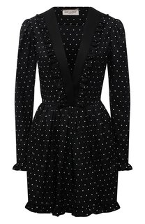 Шелковое платье Saint Laurent